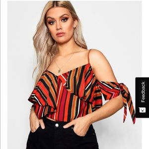 BooHoo Plus Size Crop Top